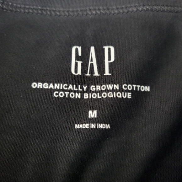 GAP Organically Grown Short Sleeve Tee. Black Medium. - Picture 5 of 7